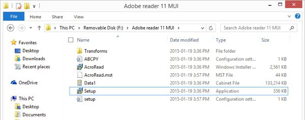 Adobe-Reader-Directory