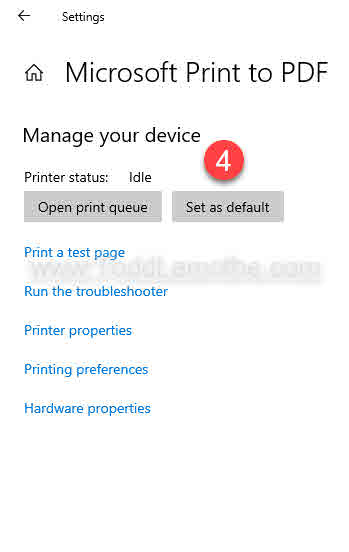 Windows 10 printer - Manage your devices